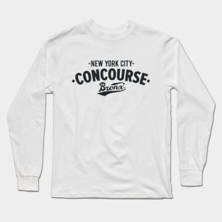 Concourse Bronx Emblem - NY Apparel Long Sleeve T-Shirt